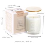 Beach Holiday 50 hour candle measurements Beach Holiday (cedar-leaf, teak, rosemary, lemon and neroli) Large 50 Hour Pure Soy Candle