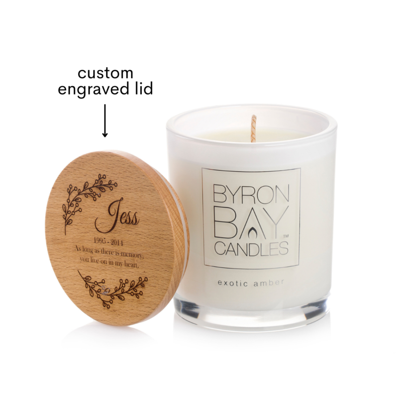 Uplift – lemongrass, clary sage, bergamot, essential oils Medium 30 Hour Pure Soy Candle