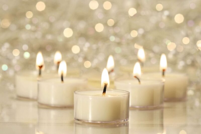 Qty 100 Unscented Pure Soy Wax Tea Light Candles | Coupons Excluded | FREE delivery