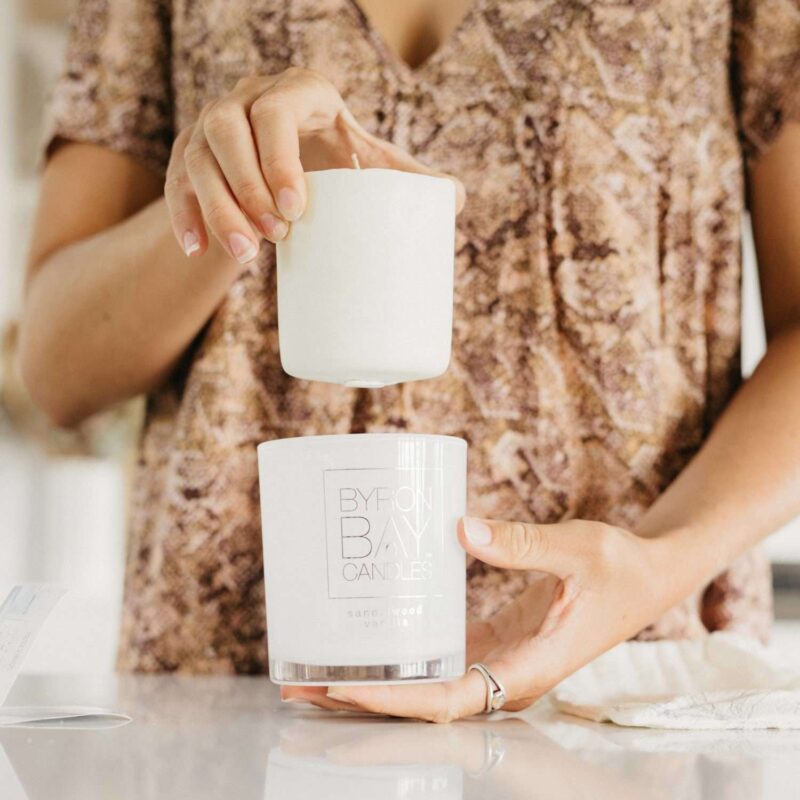 Scented pure soy candle and refill candle twin gift set | all scents available (phthalate FREE)