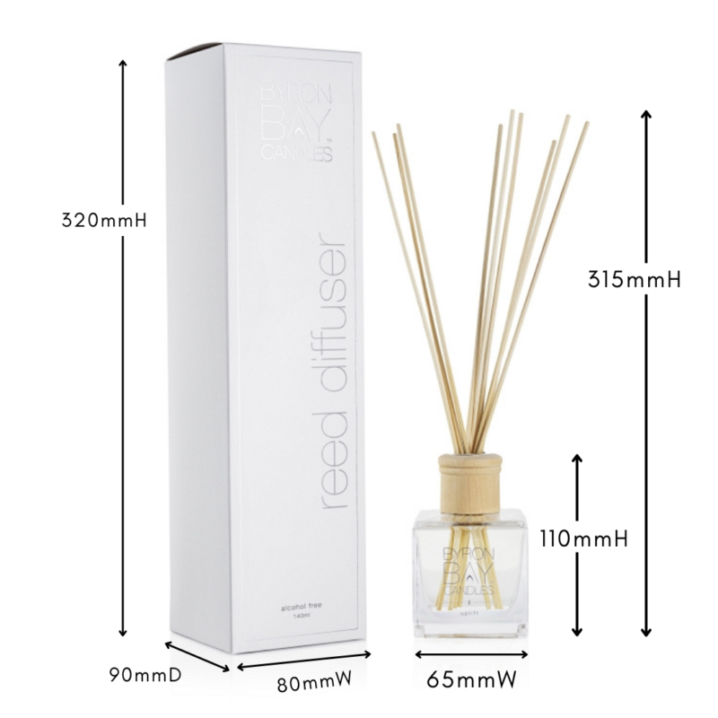 Uplift Pure Essential Oils (lemongrass, peppermint, grapefruit, clary sage, bergamot, aniseed) Reed Diffuser