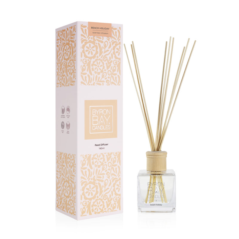 Beach Holiday Reed Diffuser Byron Bay Candles Beach Holiday Reed Diffuser Byron Bay Candles